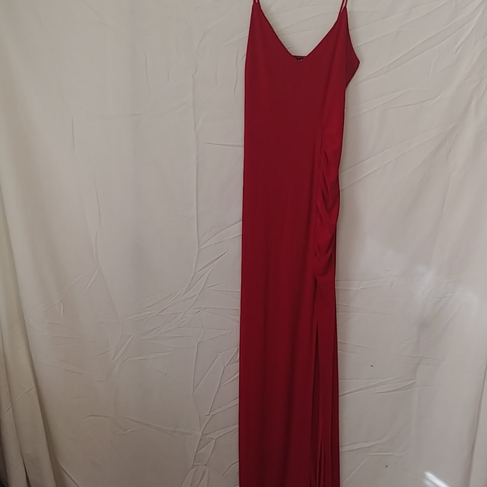 Red formal dress